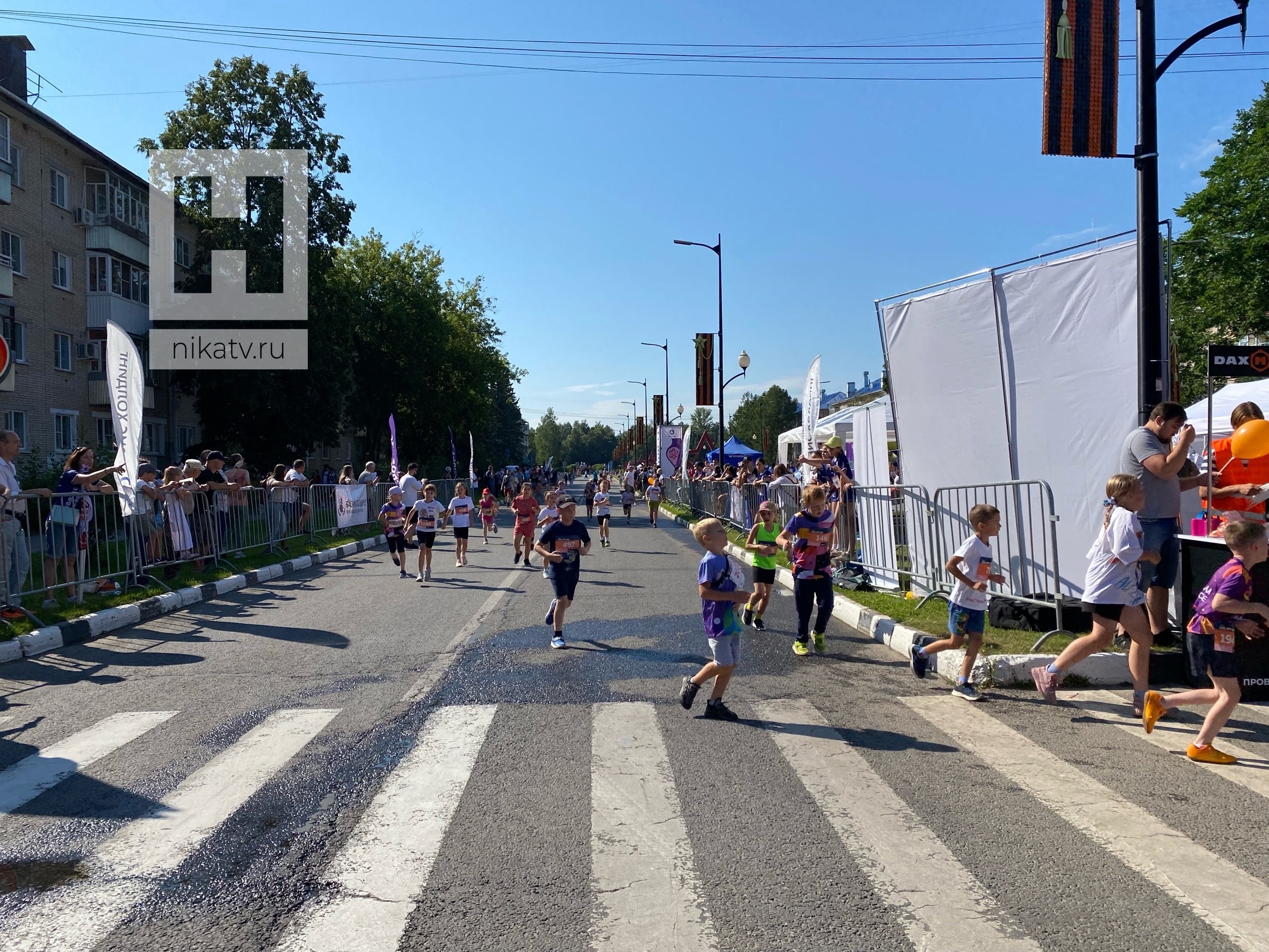 Маленькие спортсмены начинают Атомный марафон в Обнинске